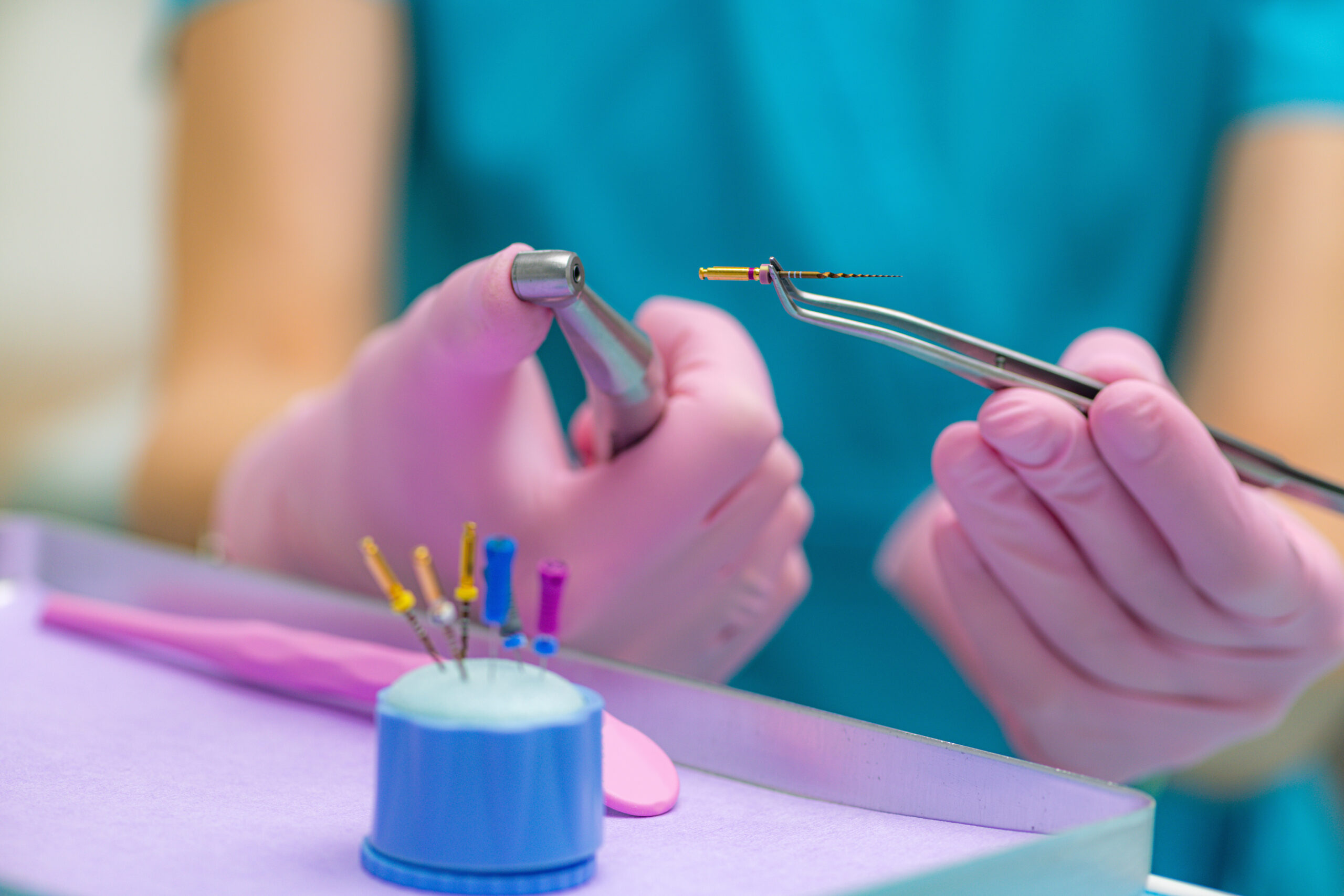 Root canal cleaning process